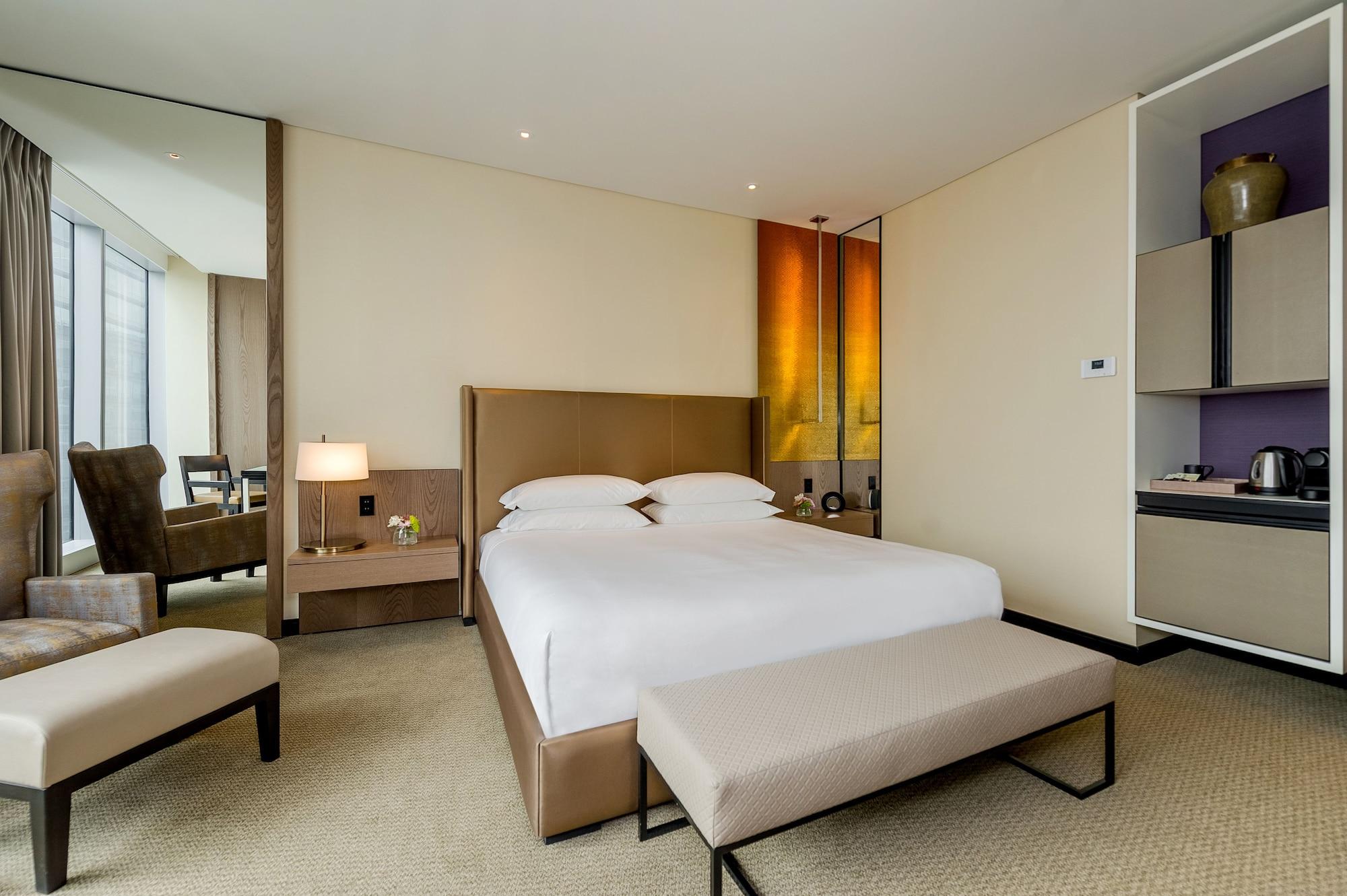 Grand Hyatt Bogota Otel Dış mekan fotoğraf A bedroom at the hotel