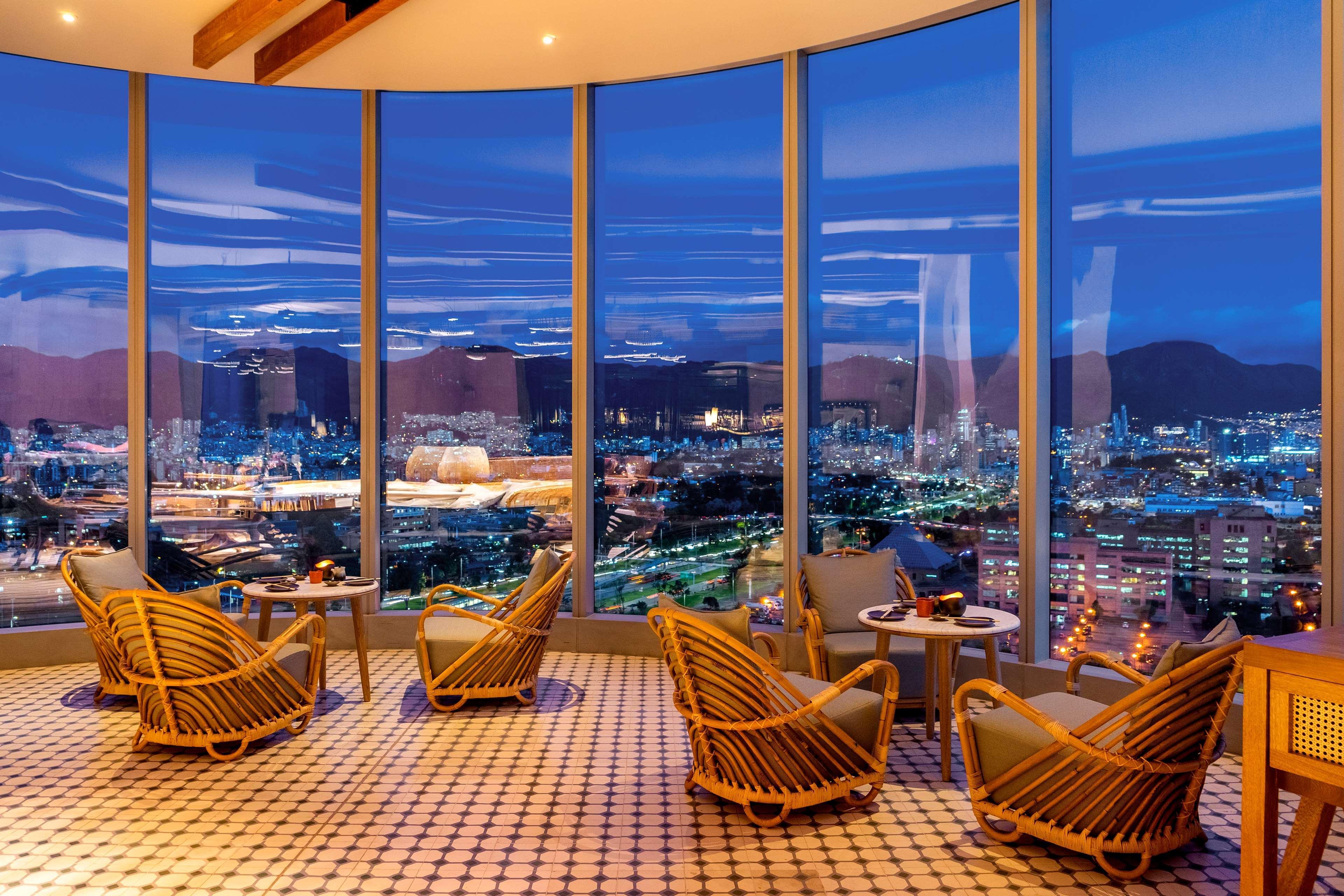 Grand Hyatt Bogota Otel Dış mekan fotoğraf Sky Bar